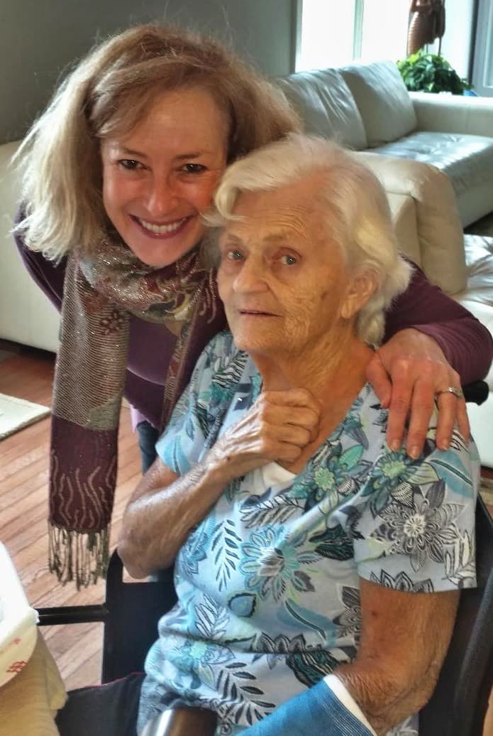 MCM caregiver with client at home